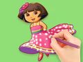 Spel Kleurboek: Dora Prepare Party online Spel Kleurboek: Dora Prepare Party online