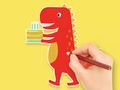 Spel Kleurboek: Dinosaurusverjaardag  online