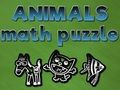 Spel Dieren Wiskundepuzzels  online