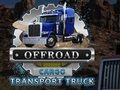 Spel Offroad vrachttransportwagen  online