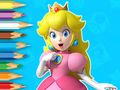 Spel Kleurboek: Jonge prinses Peach  online