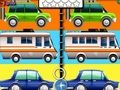 Spel Cartoonauto's zoeken het verschil  online