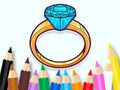 Spel Kleurboek: Edelsteenring  online