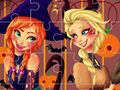 Spel Prinses Halloween puzzel  online