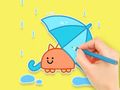 Spel Kleurboek: leuke regenachtige dag  online