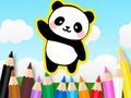 Spel Kleurboek: Schattige Panda  online
