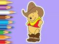 Spel Kleurboek: Cowboy Winnie online Spel Kleurboek: Cowboy Winnie online