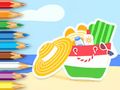 Spel Kleurboek: Zomerstranduitrusting  online