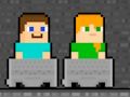 Spel Alex en Steve Miner twee spelers  online