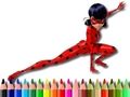 Spel Terug naar school Lady Bug kleuren  online