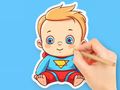 Spel Kleurboek: Schattige Super Baby  online
