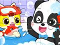 Spel Legpuzzel: Baby Panda Douchetijd  online