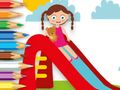 Spel Kleurboek: glijbaan spelen online Spel Kleurboek: glijbaan spelen online