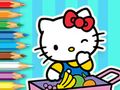 Spel Kleurboek: Hello Kitty-markt  online