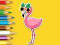 Spel Kleurboek: Flamingo  online
