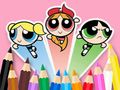 Spel Kleurboek: De Powerpuff Girls online Spel Kleurboek: De Powerpuff Girls online