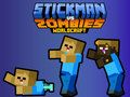 Spel Stickman versus Zombies WorldCraft  online