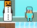 Spel Noob versus Pro Sneeuwman online Spel Noob versus Pro Sneeuwman online