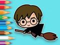 Spel Kleurboek: Vliegende Potter  online