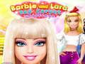 Spel Barbie en Lara rode loper-uitdaging  online