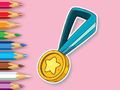 Spel Kleurboek: Medaille  online