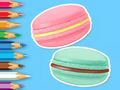 Spel Kleurboek: Macaron  online