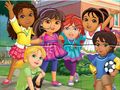 Spel Legpuzzel: Dora de stad in online Spel Legpuzzel: Dora de stad in online