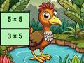 Spel Vermenigvuldiging Vogelafbeelding Ontdek  online