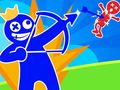 Spel Rode en blauwe Stickman-spionagepuzzels 2  online