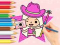 Spel Kleurboek: Toca Boca Wereld  online