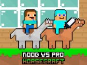 Spel Noob versus Pro HorseCraft online Spel Noob versus Pro HorseCraft online