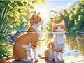 Spel Legpuzzel: katten in paren  online