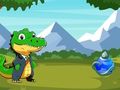 Spel Krokodil bereikt de vijver  online