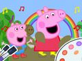 Spel Kleurboek: Peppa Pig Muddy Funny  online
