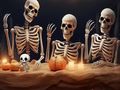 Spel Halloween-skeletkolonie-ontsnapping  online