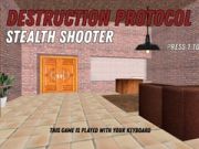 Spel Vernietigingsprotocol Stealth Shooter  online