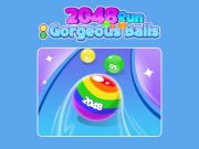 Spel 2048 Run: prachtige ballen  online