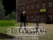 Spel Slenderman terug naar school  online