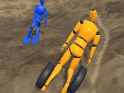 Spel Ragdoll Racing: extreme afdaling  online