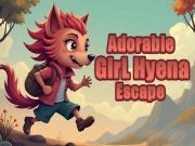 Spel Schattig meisje hyena ontsnapping  online