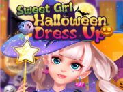 Spel Lief meisje Halloween aankleden  online