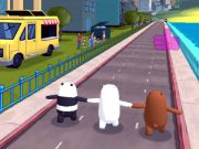 Spel Wij blote beren dragen parkour  online