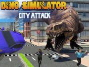 Spel Dino Simulator stadsaanval  online