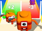 Spel Nummerkubus samenvoegen: 3D Run-spel  online
