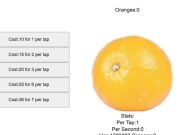 Spel Oranje Fruitclicker  online