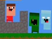 Spel Nubiks bouwen een verdediging tegen zombies  online