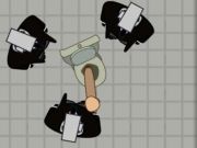 Spel 100 cameramannen versus 100 toiletten  online