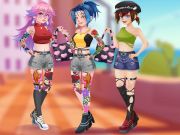 Spel Meisjesachtige mode-tatoeage  online