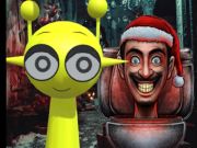 Spel Sprunki in Achterkamertjes Kerst Skibidi  online