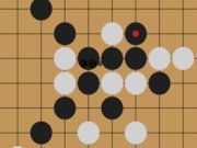 Spel Gomoku: vijf stenen op een rij  online